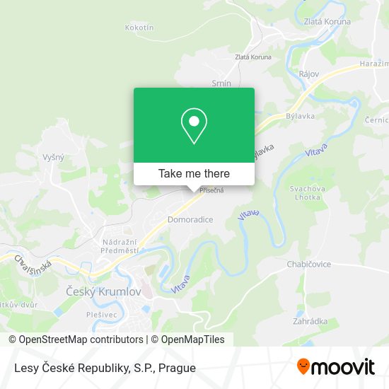 Lesy České Republiky, S.P. map