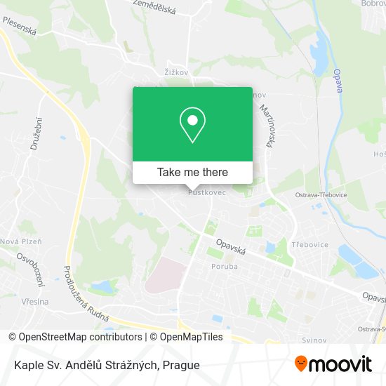 Kaple Sv. Andělů Strážných map