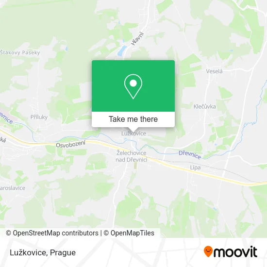 Карта Lužkovice