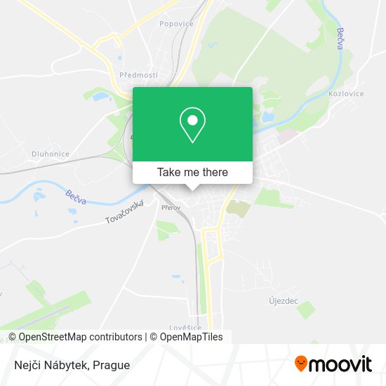 Nejči Nábytek map