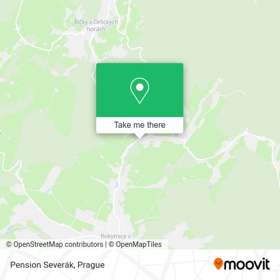 Карта Pension Severák