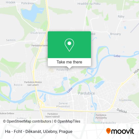 Ha - Fcht - Děkanát, Učebny map