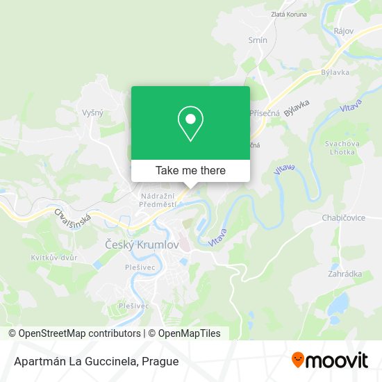 Apartmán La Guccinela map