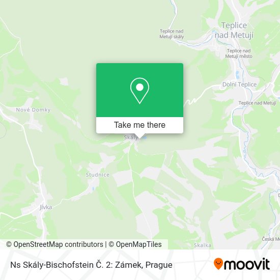 Ns Skály-Bischofstein Č. 2: Zámek map