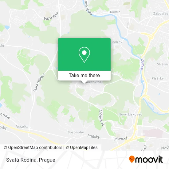 Карта Svatá Rodina