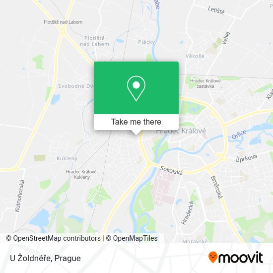 U Žoldnéře map