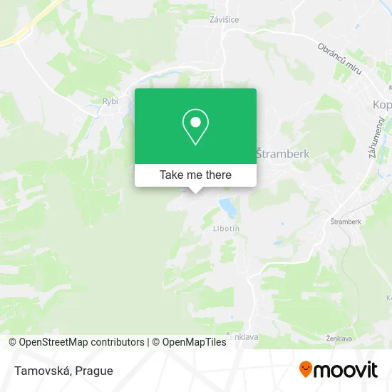 Карта Tamovská