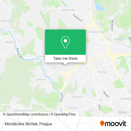 Карта Miniškolka Skřítek