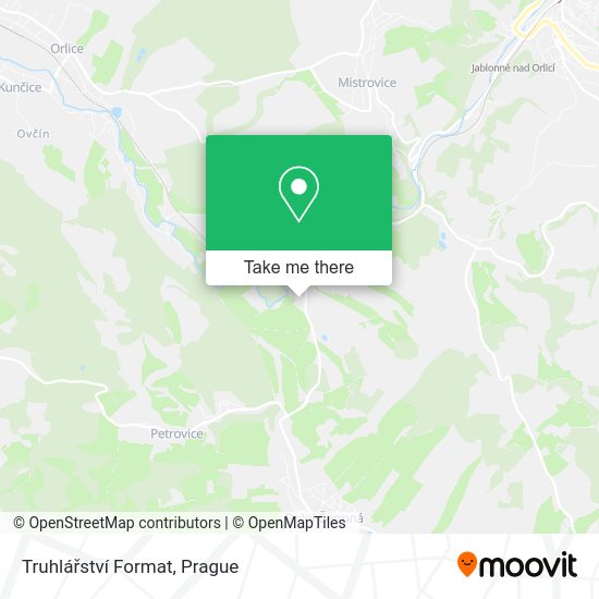 Truhlářství Format map