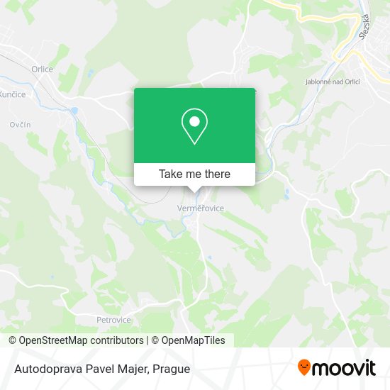 Autodoprava Pavel Majer map