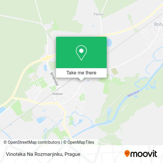 Vinotéka Na Rozmarýnku map