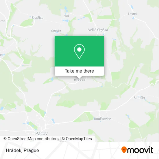 Карта Hrádek