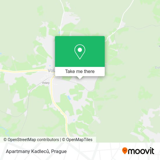 Apartmany Kadleců map