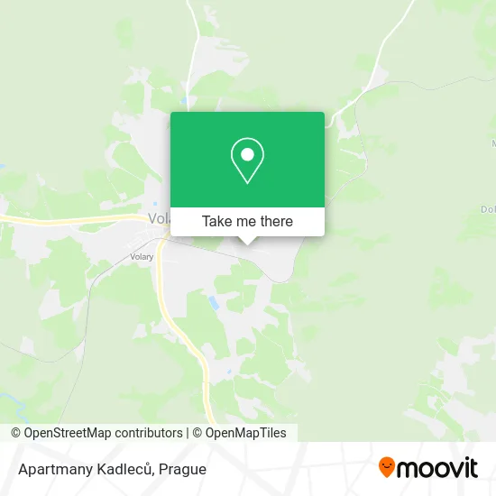 Карта Apartmany Kadleců