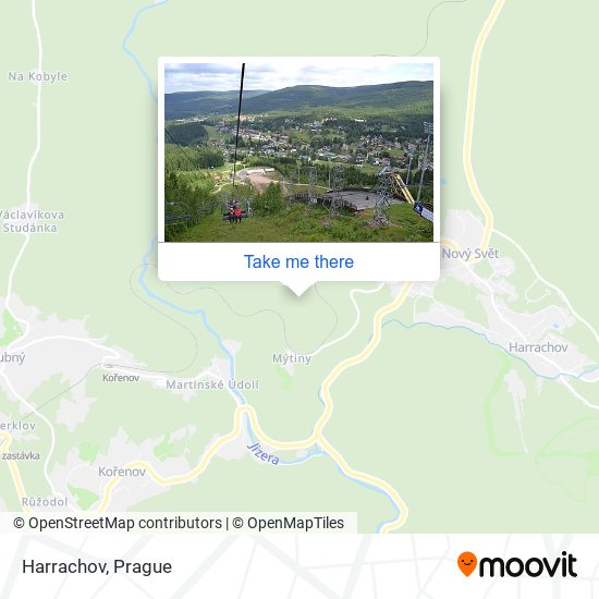 Карта Harrachov