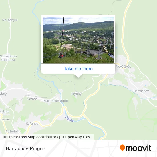 Карта Harrachov