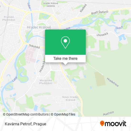 Kavárna Petrof map