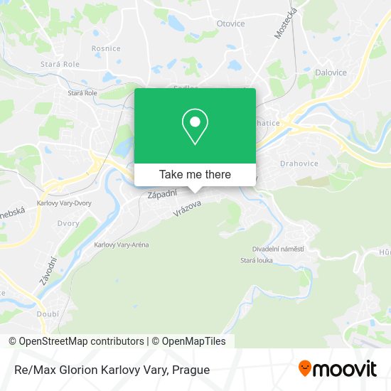 Re/Max Glorion Karlovy Vary map