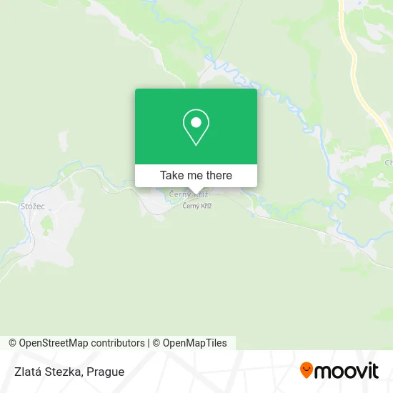 Карта Zlatá Stezka