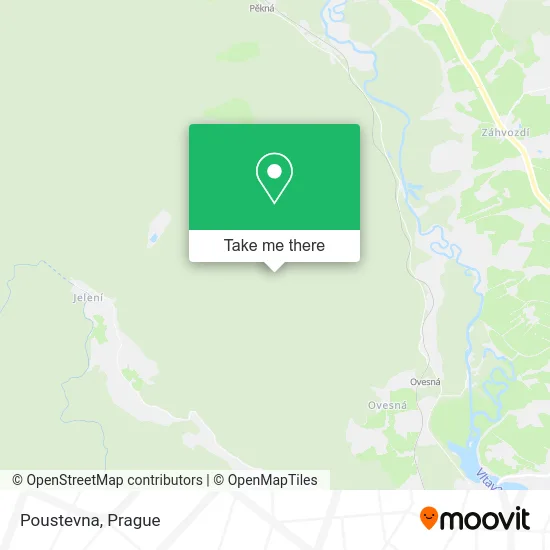 Карта Poustevna