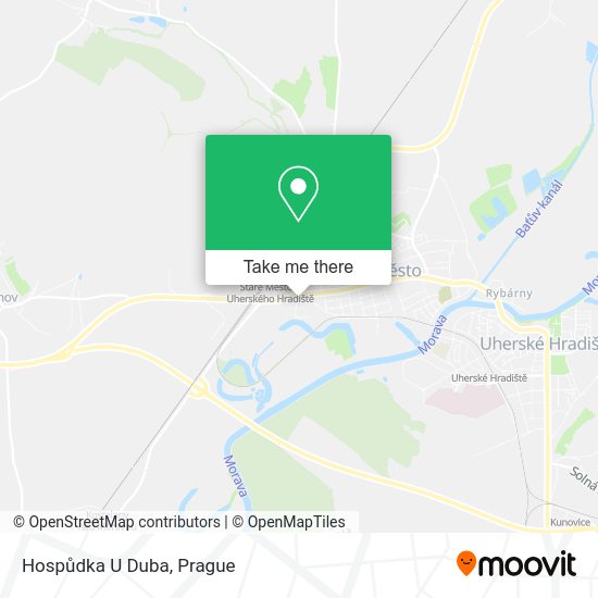 Hospůdka U Duba map