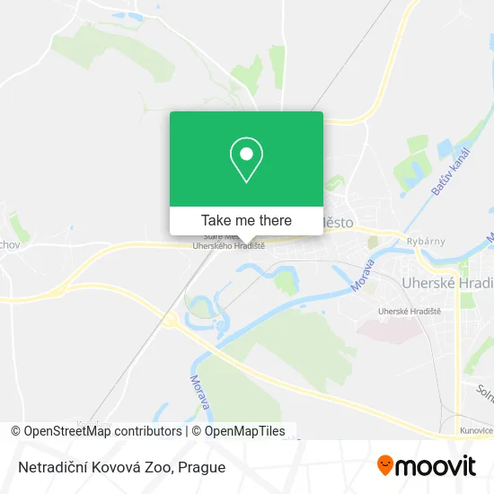 Карта Netradiční Kovová Zoo