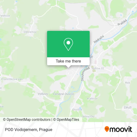 Карта POD Vodojemem