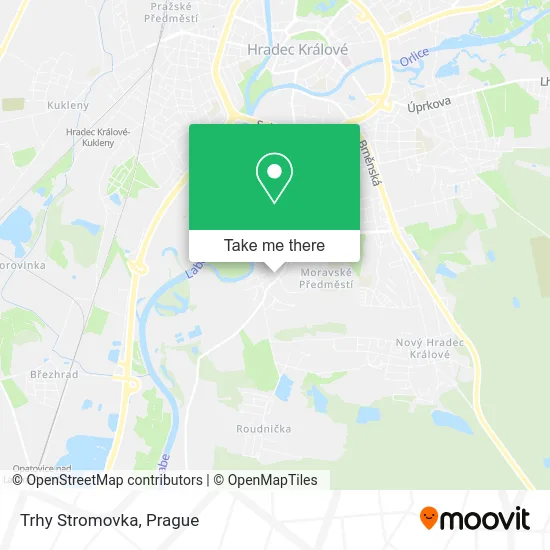 Карта Trhy Stromovka