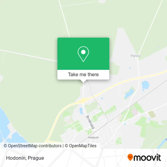Карта Hodonín