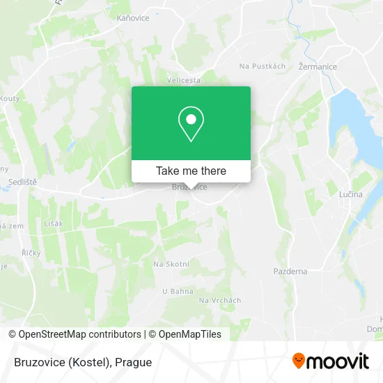Карта Bruzovice (Kostel)