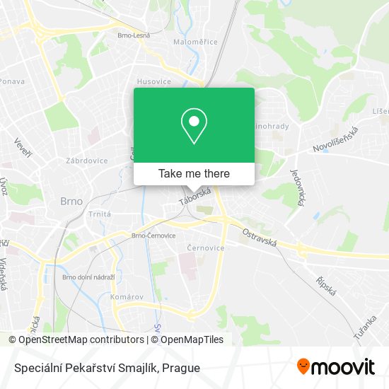 Speciální Pekařství Smajlík map