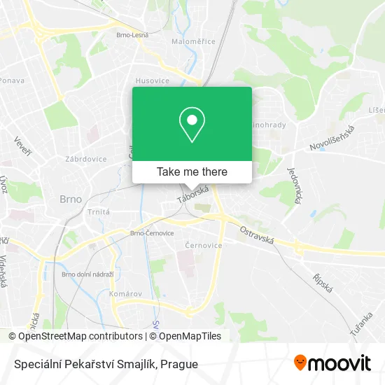 Карта Speciální Pekařství Smajlík