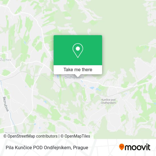 Pila Kunčice POD Ondřejníkem map