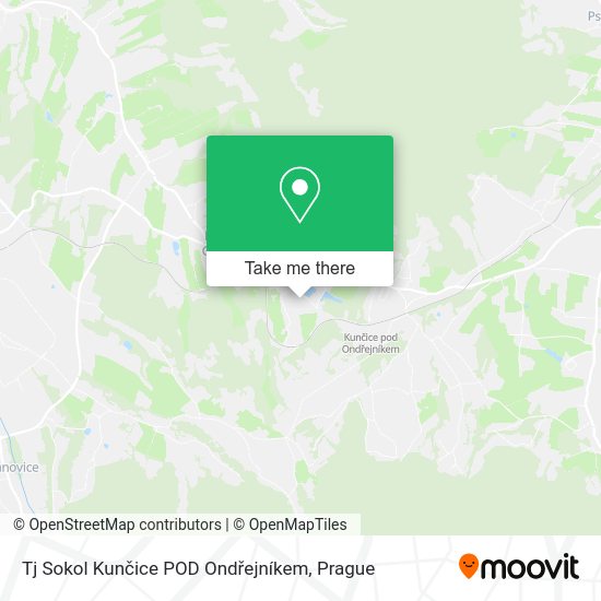 Tj Sokol Kunčice POD Ondřejníkem map