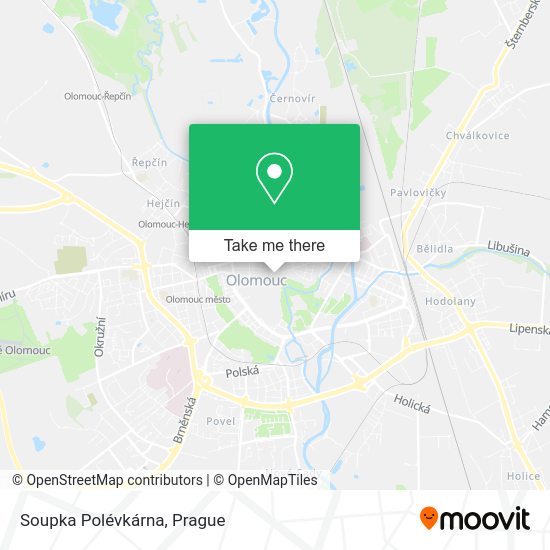 Soupka Polévkárna map
