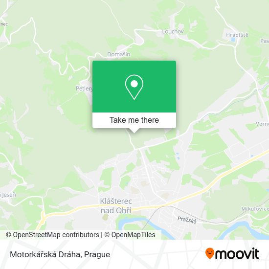 Motorkářská Dráha map