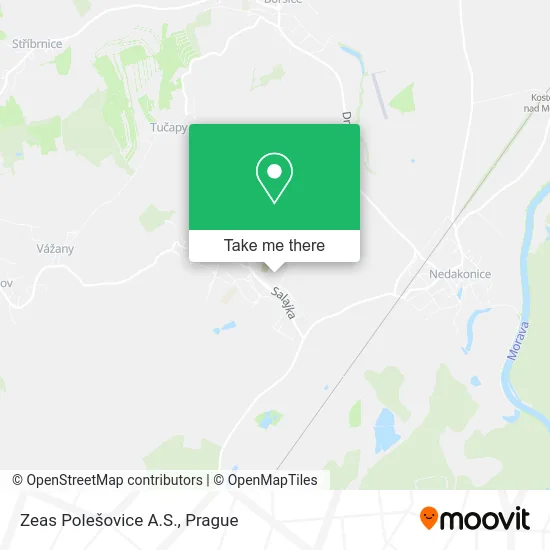 Карта Zeas Polešovice A.S.