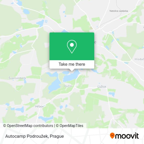 Карта Autocamp Podroužek