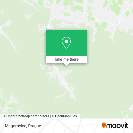 Карта Magorovice