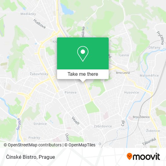 Čínské Bistro map