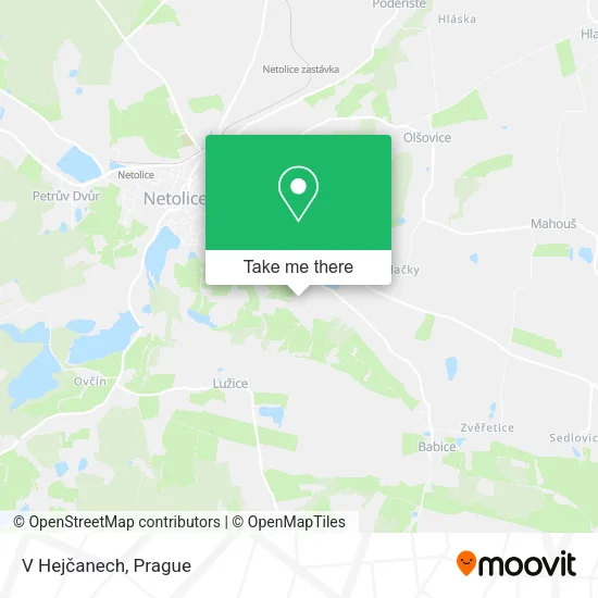 Карта V Hejčanech