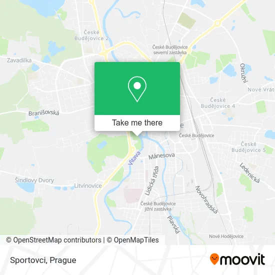 Карта Sportovci
