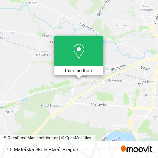 70. Mateřská Škola Plzeň map