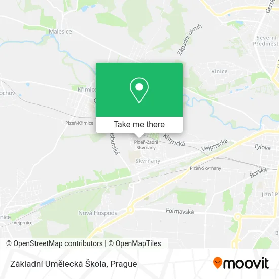 Карта Základní Umělecká Škola