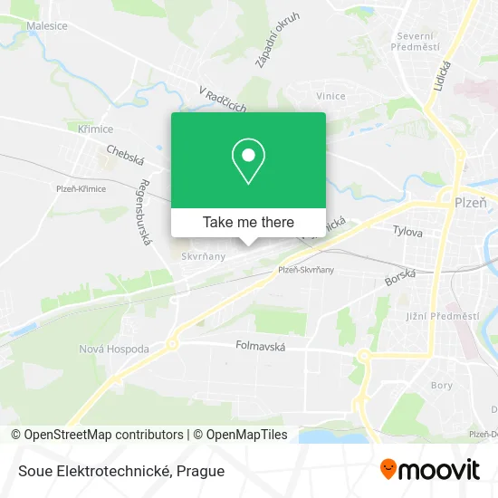 Карта Soue Elektrotechnické