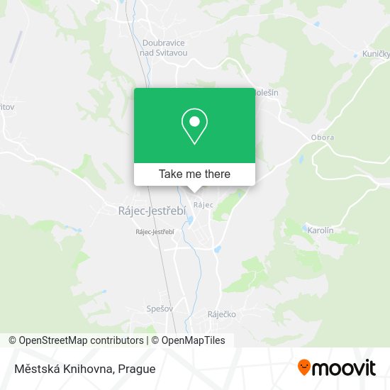 Městská Knihovna map