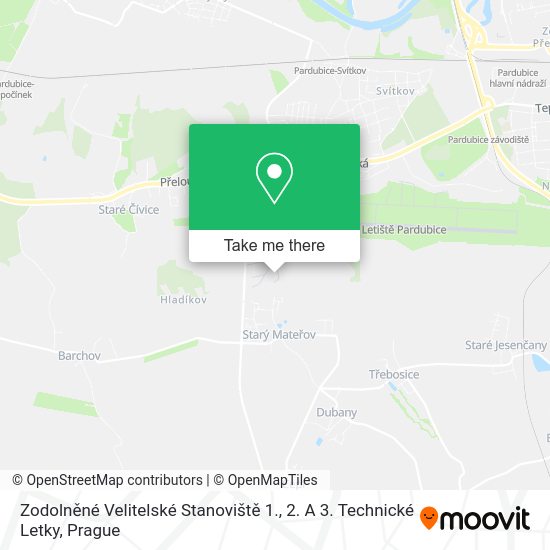 Zodolněné Velitelské Stanoviště 1., 2. A 3. Technické Letky map