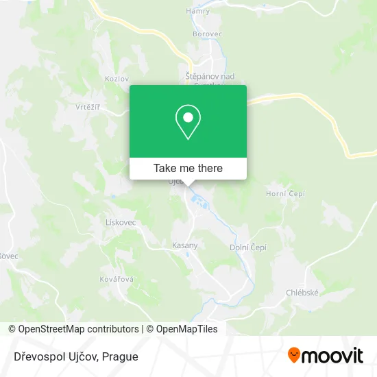 Карта Dřevospol Ujčov