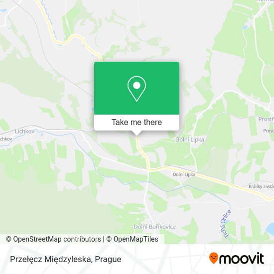 Przełęcz Międzyleska map