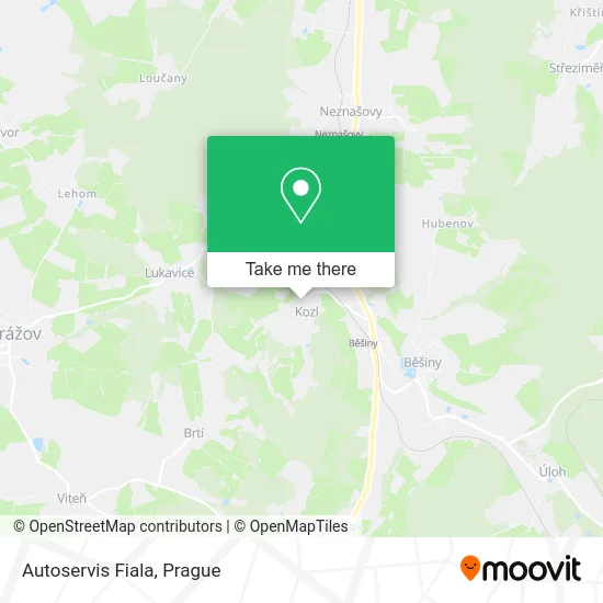 Карта Autoservis Fiala